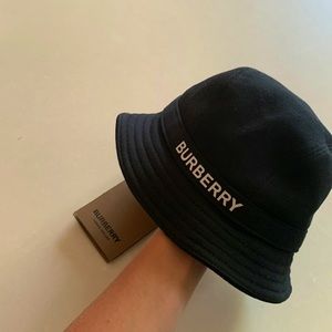 Black Burberry Bucket Hat